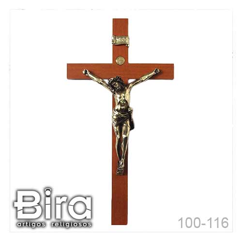 crucifixo, madeira, sao bento
