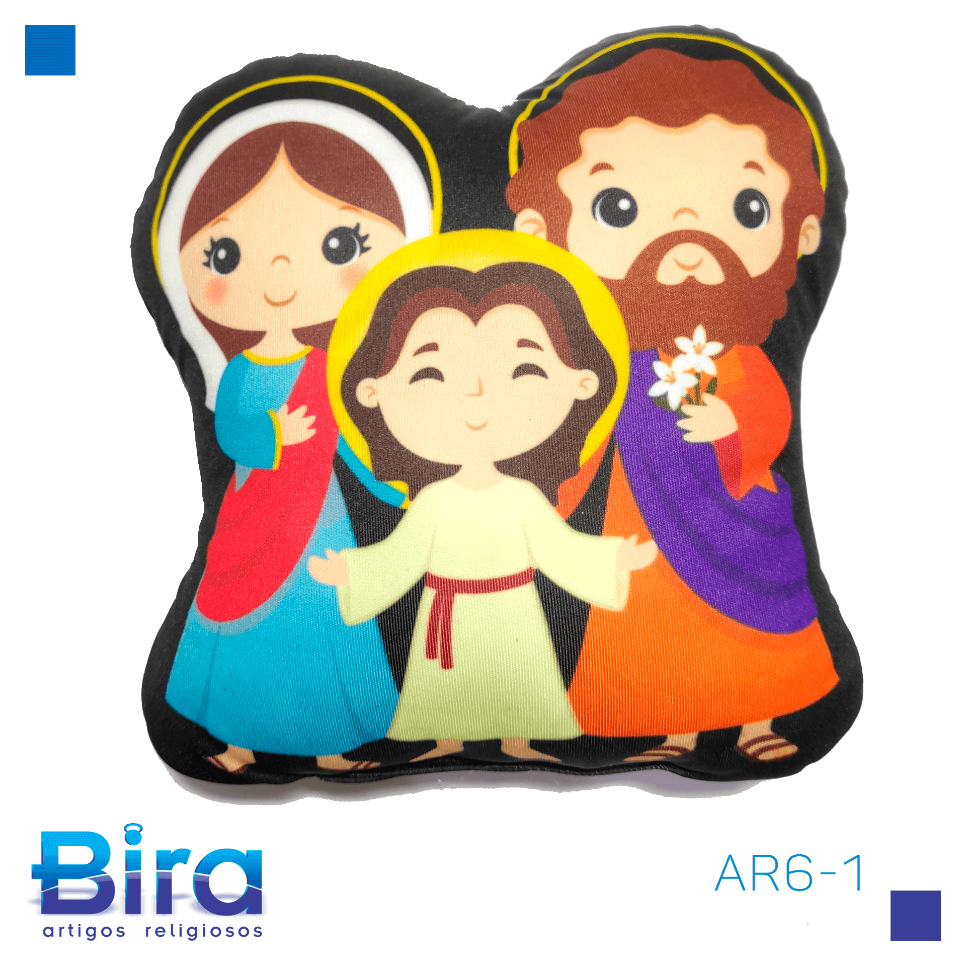 Bira Artigos Religiosos - ALMOFADA INFANTIL SANTOS SORTIDOS - CÓD. AR6-1