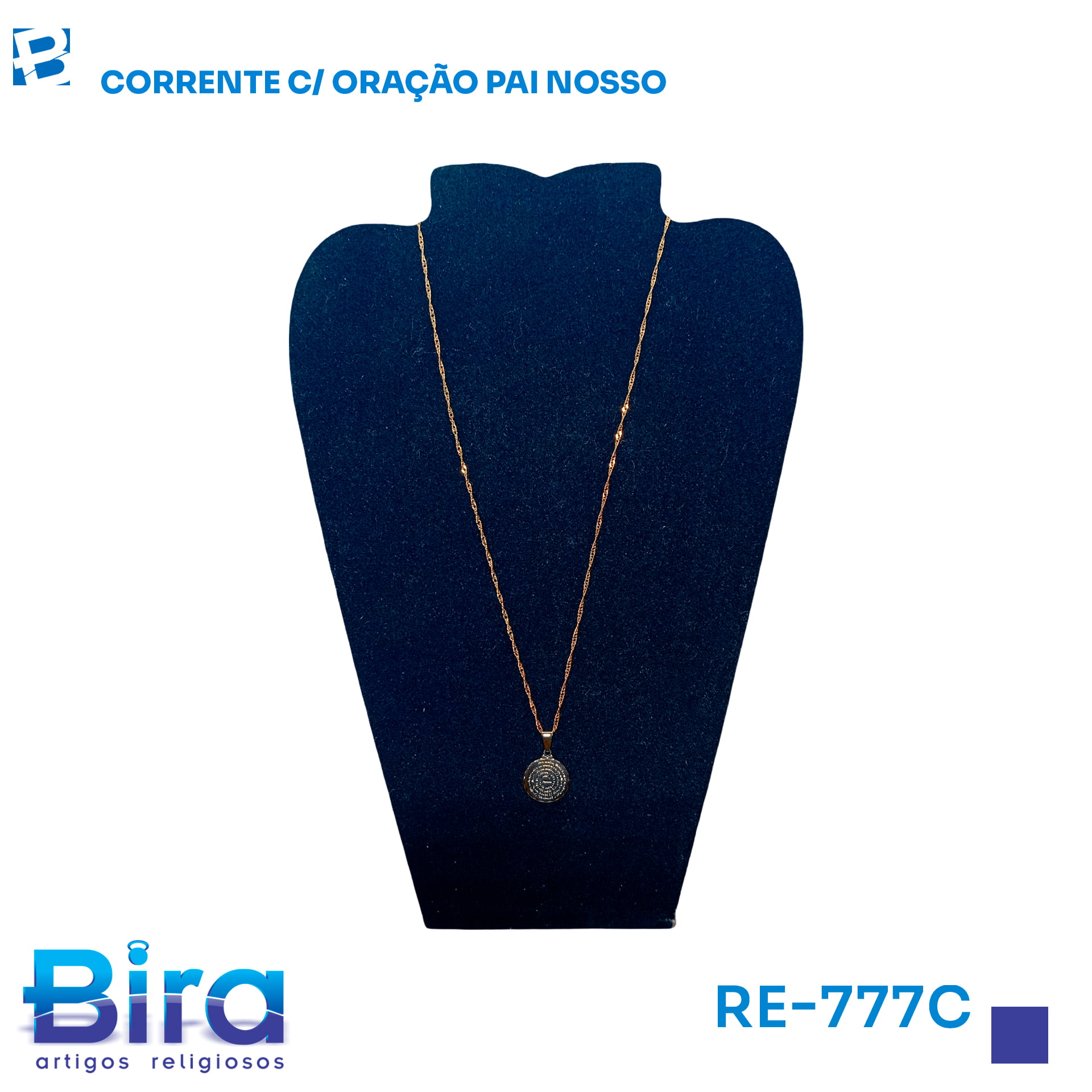 corrente medalha oracao pai nosso