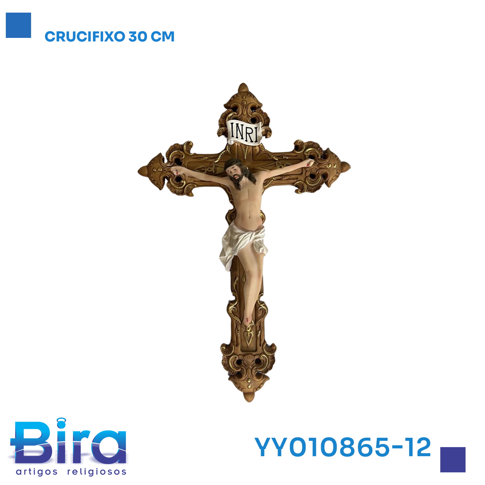 Bira Artigos Religiosos - CRUCIFIXO 30CM  Cód.: YY010865-12