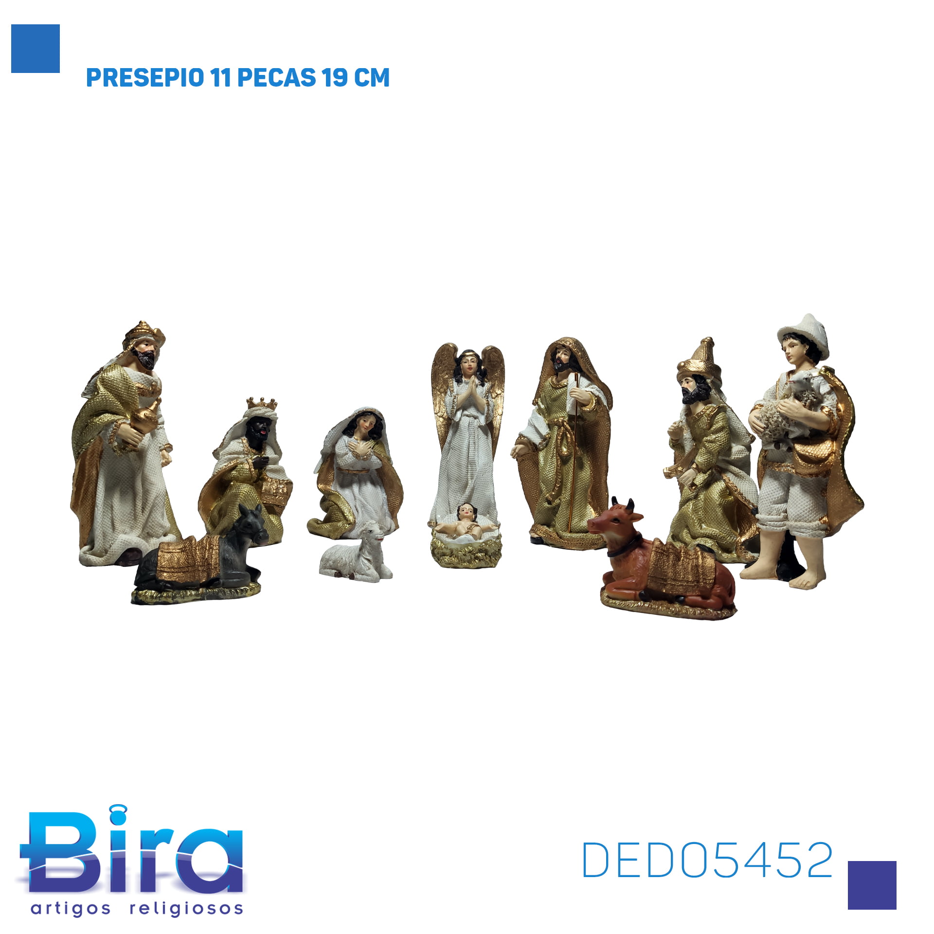 Bira Artigos Religiosos - PRESEPIO 11 PECAS 19 CM Cód.: DED05452