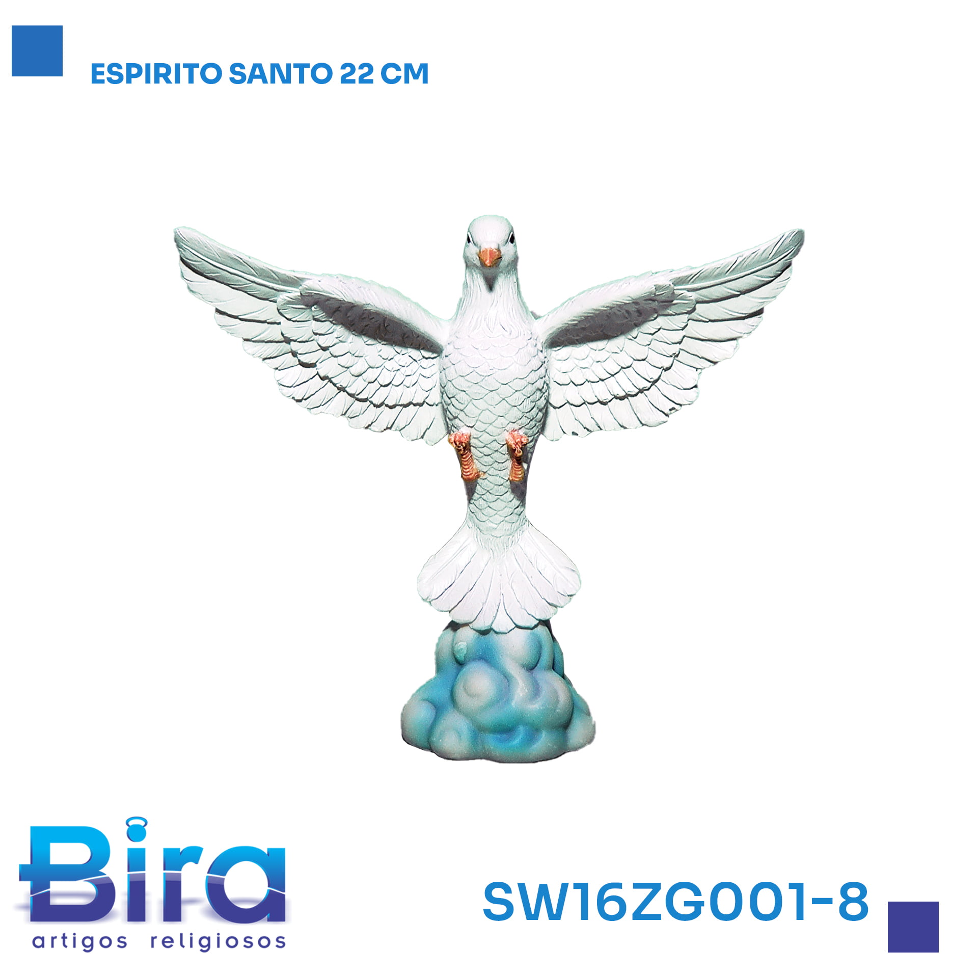 Bira Artigos Religiosos - ESPIRITO SANTO 22CM  CÓD.:SW16ZG001-8