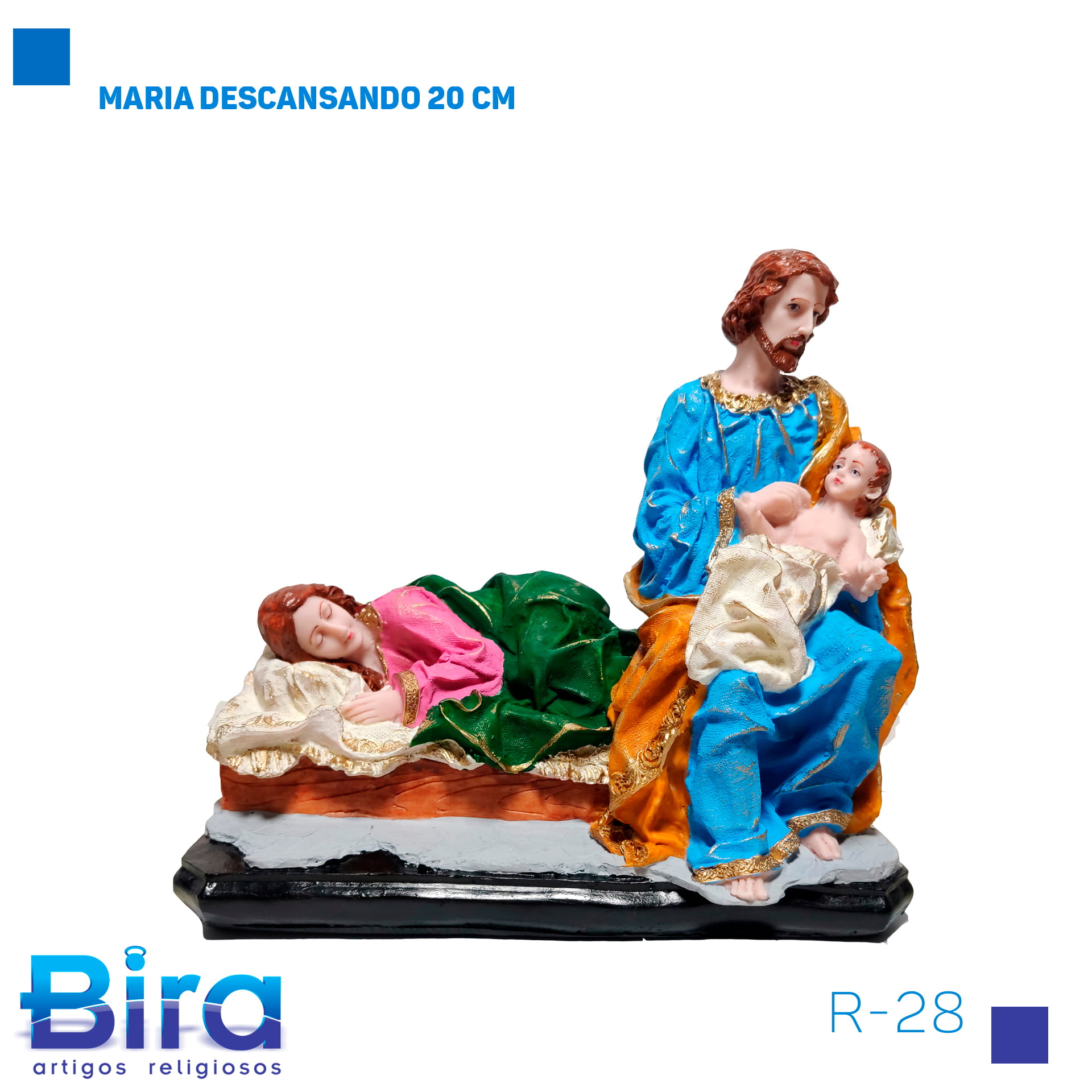 Bira Artigos Religiosos - MARIA DESCANSANDO 40 CM COD.R-28