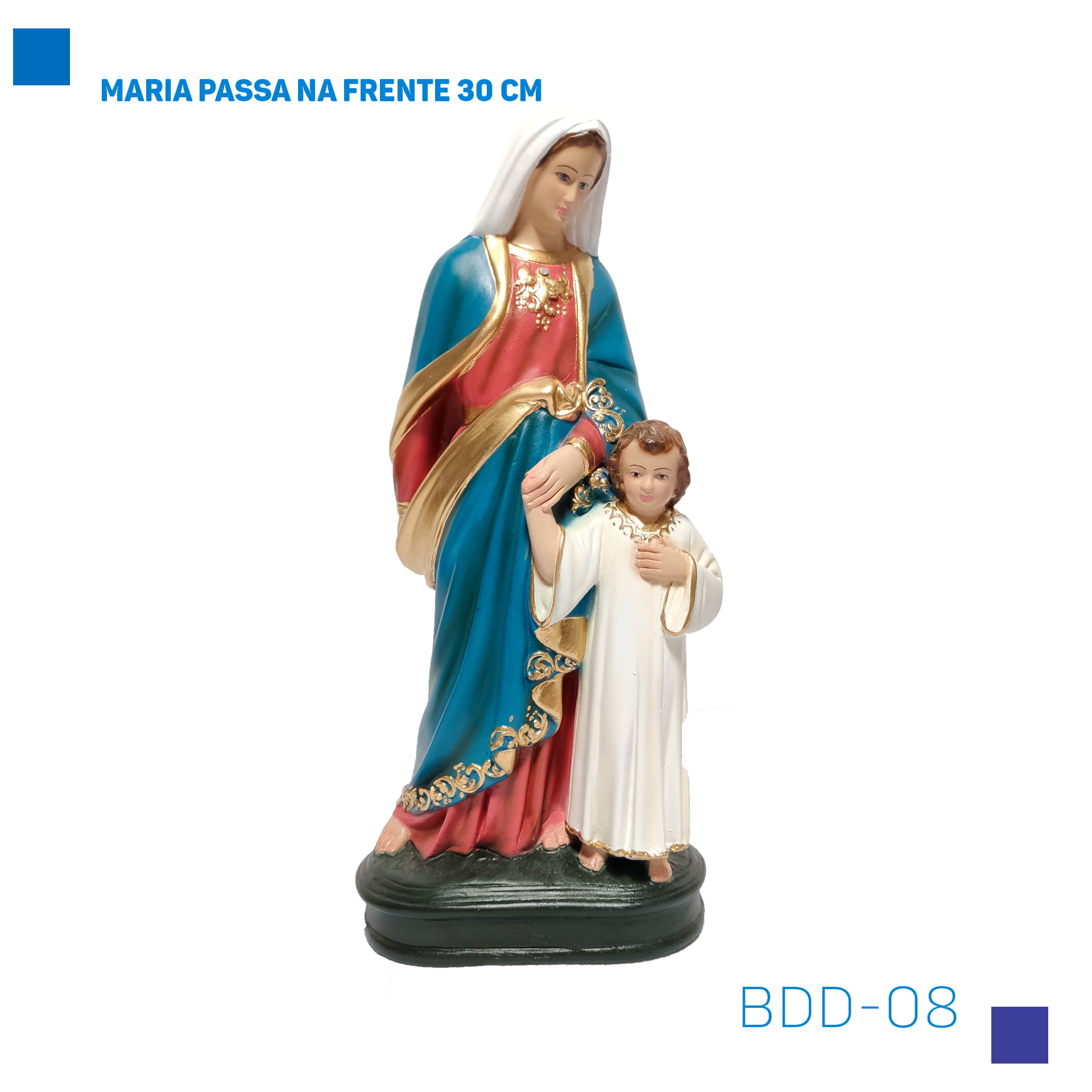 Bira Artigos Religiosos - Maria Passa na Frente 30 cm  - BDD-08