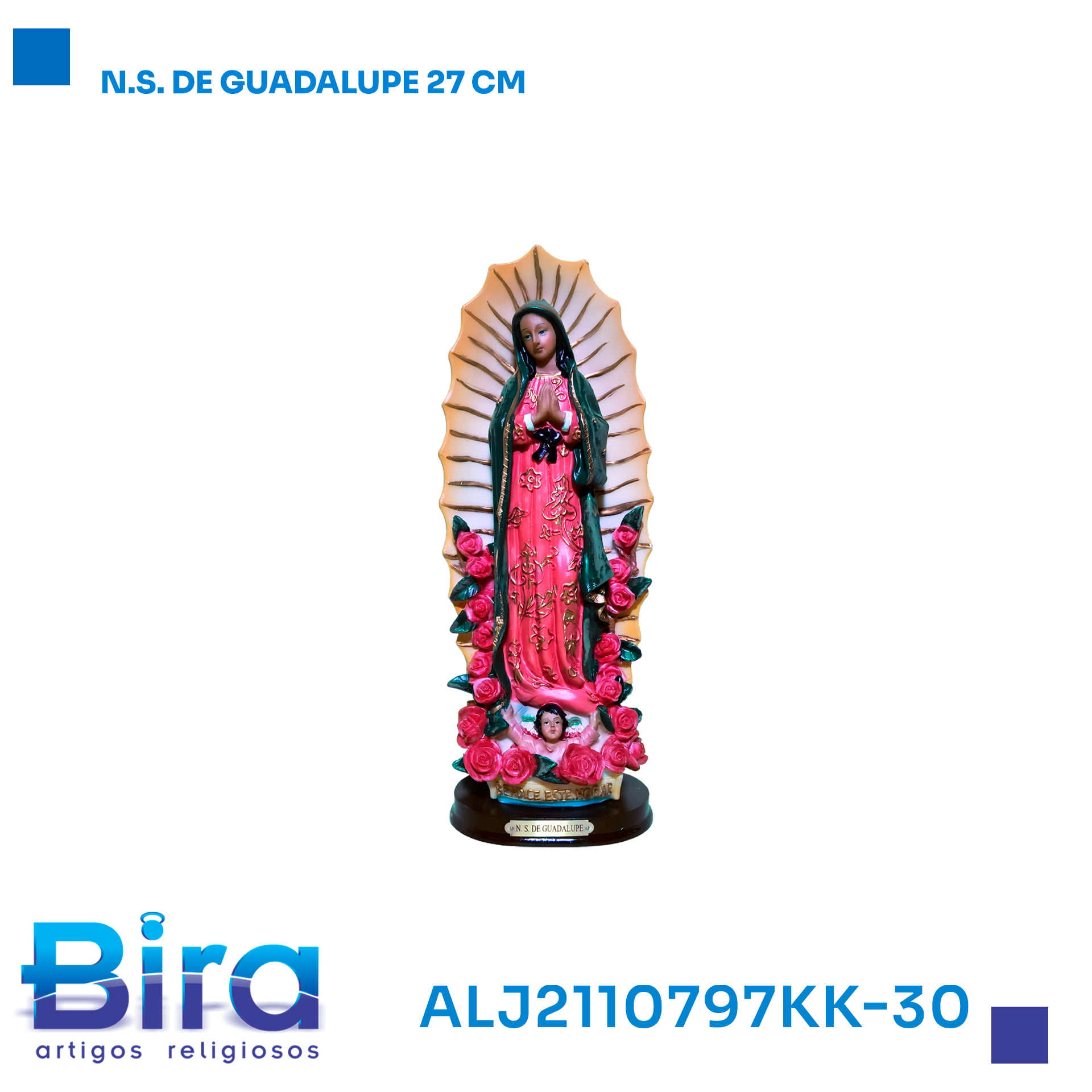 Bira Artigos Religiosos - N.S. DE GUADALUPE 27CM  CÓD.:ALJ2110797KK-30