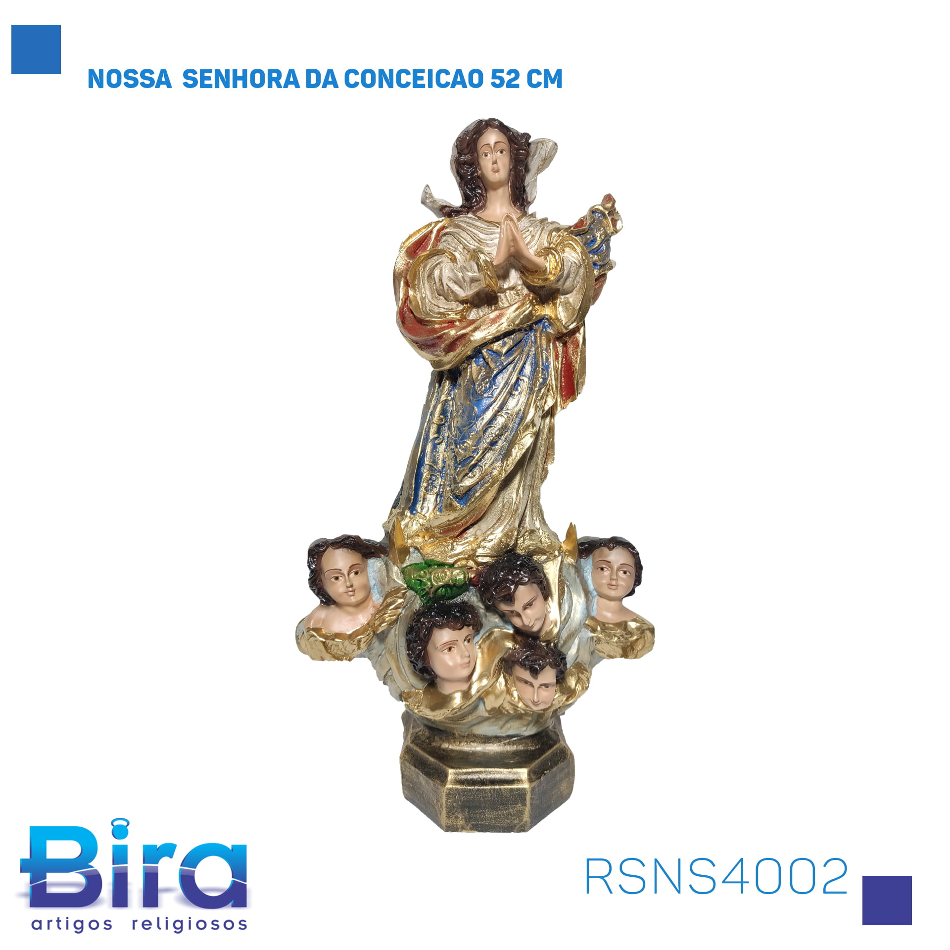 Bira Artigos Religiosos - NOSSA  SENHORA DA CONCEICAO 52 CM Cód. RSNS4002
