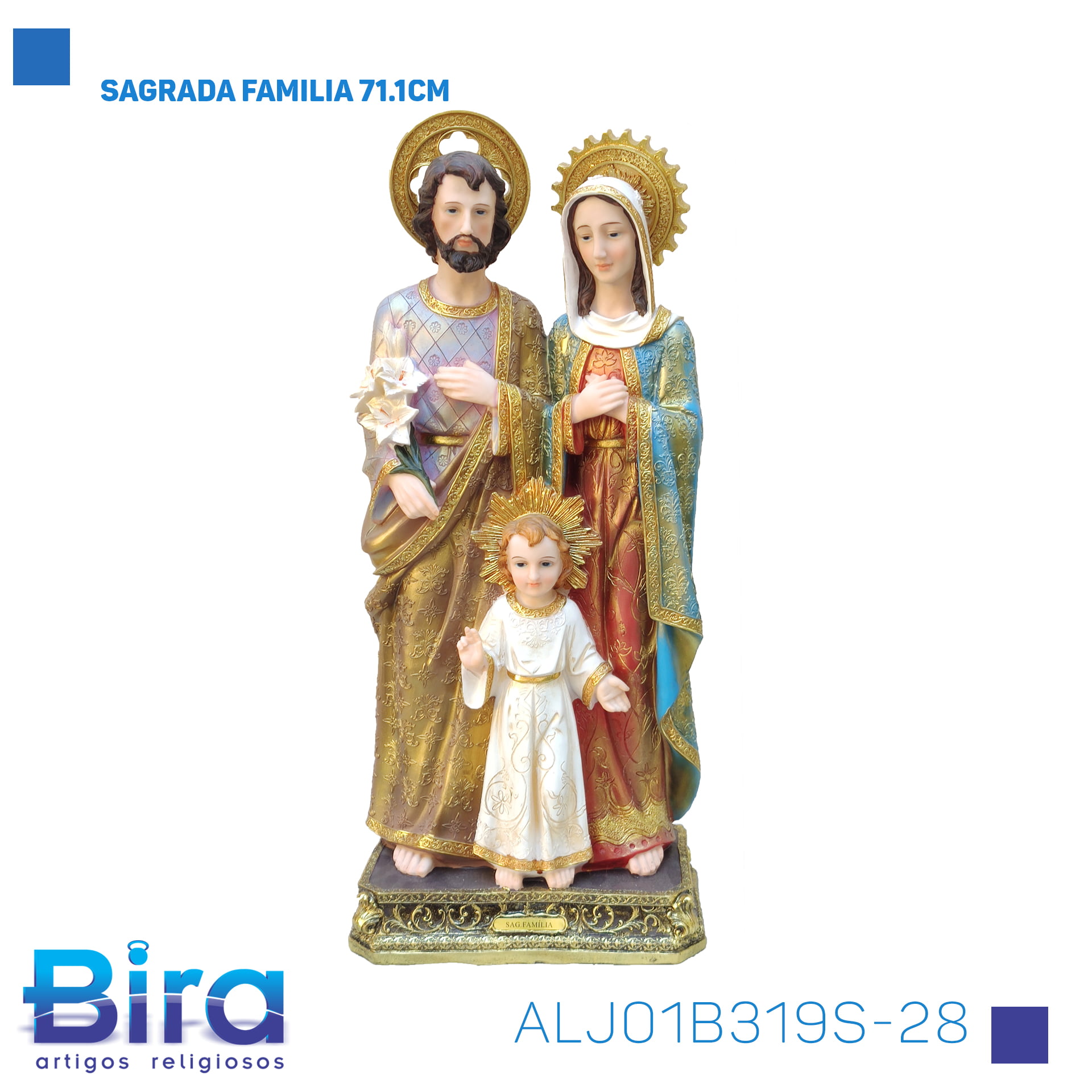 Bira Artigos Religiosos - SAGRADA FAMILIA 71.1CM Cód. ALJ01B319S-28