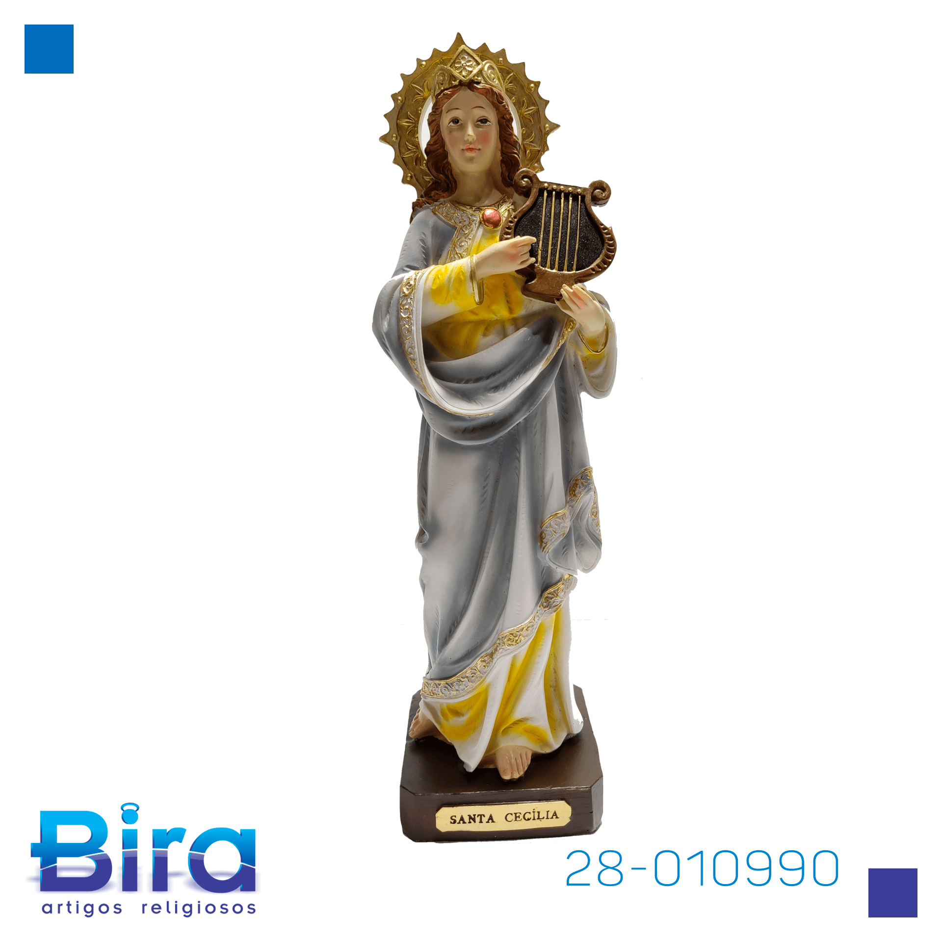Bira Artigos Religiosos - SANTA CECILIA 30,5 CM - Cod. 28-010990