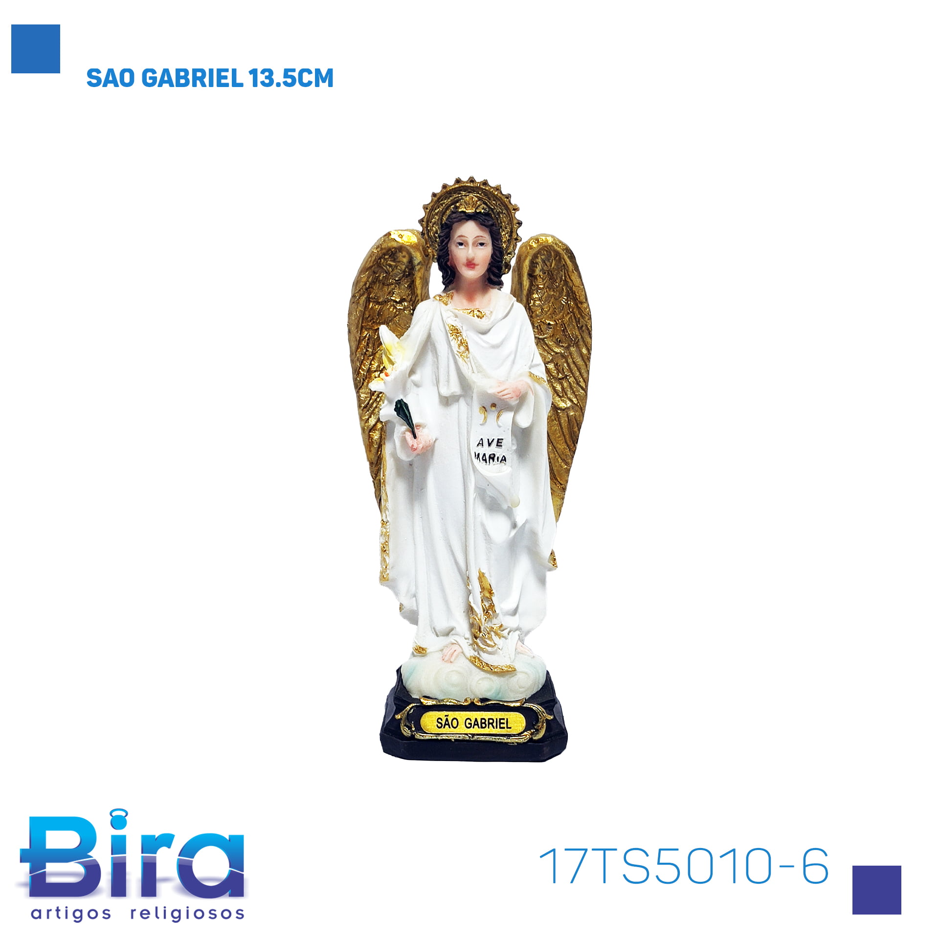 Bira Artigos Religiosos - SAO GABRIEL 13.5CM Cód.: 17TS5010-6