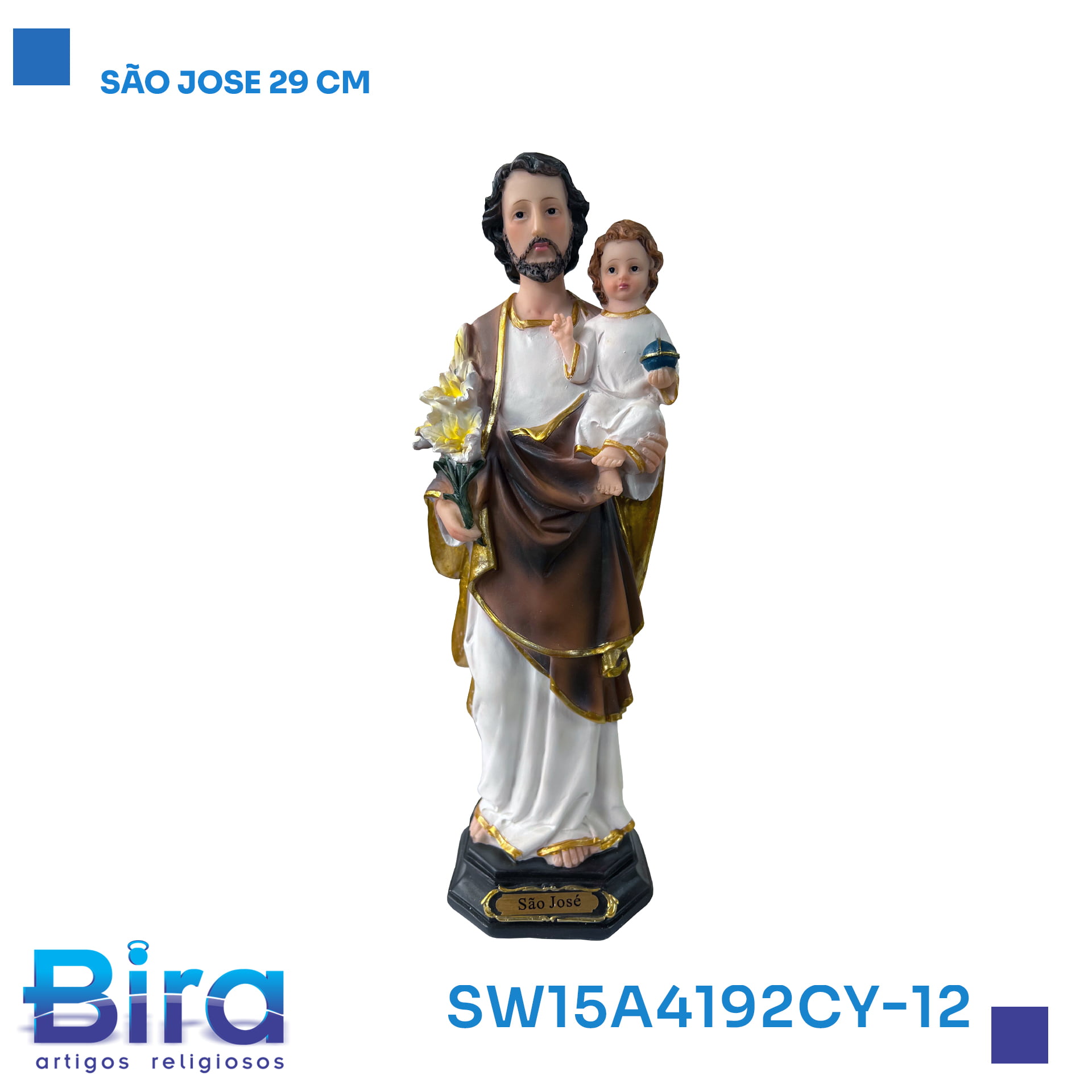 Bira Artigos Religiosos - SAO JOSE 29CM  CÓD.: SW15A4192CY-12