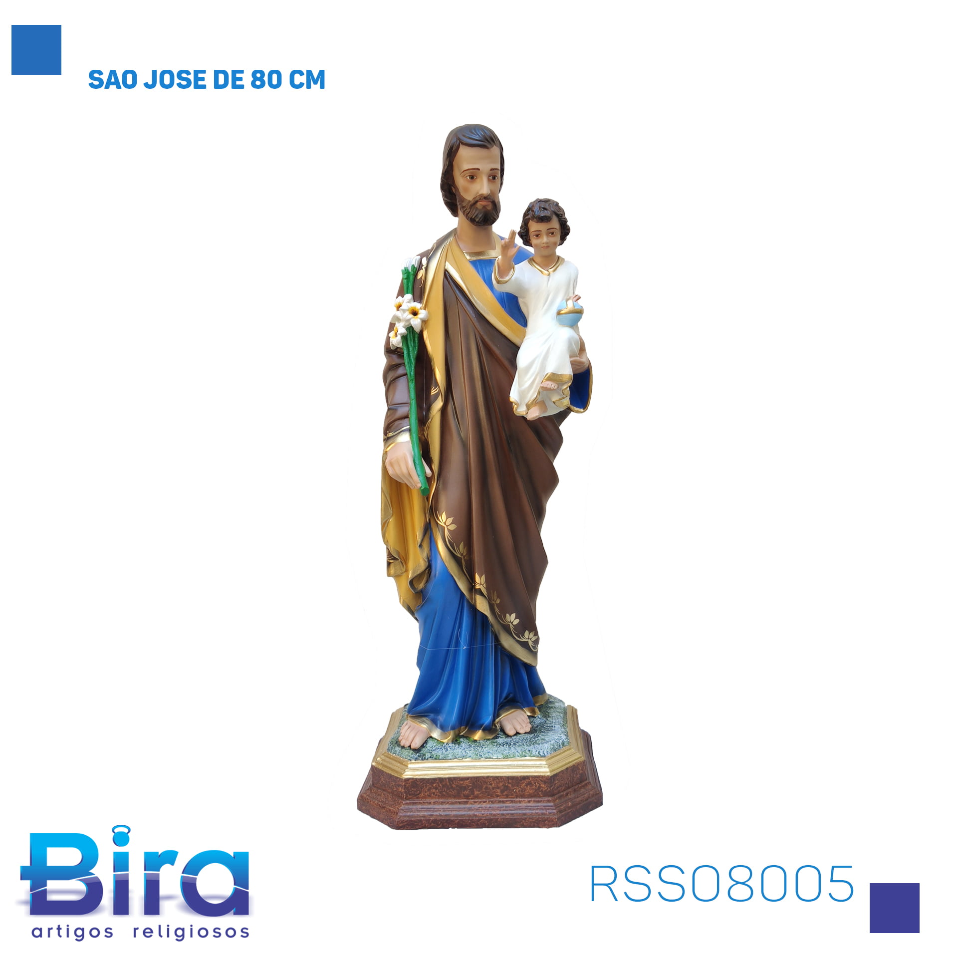 Bira Artigos Religiosos - SAO JOSE DE 80 CM Cód. RSSO8005