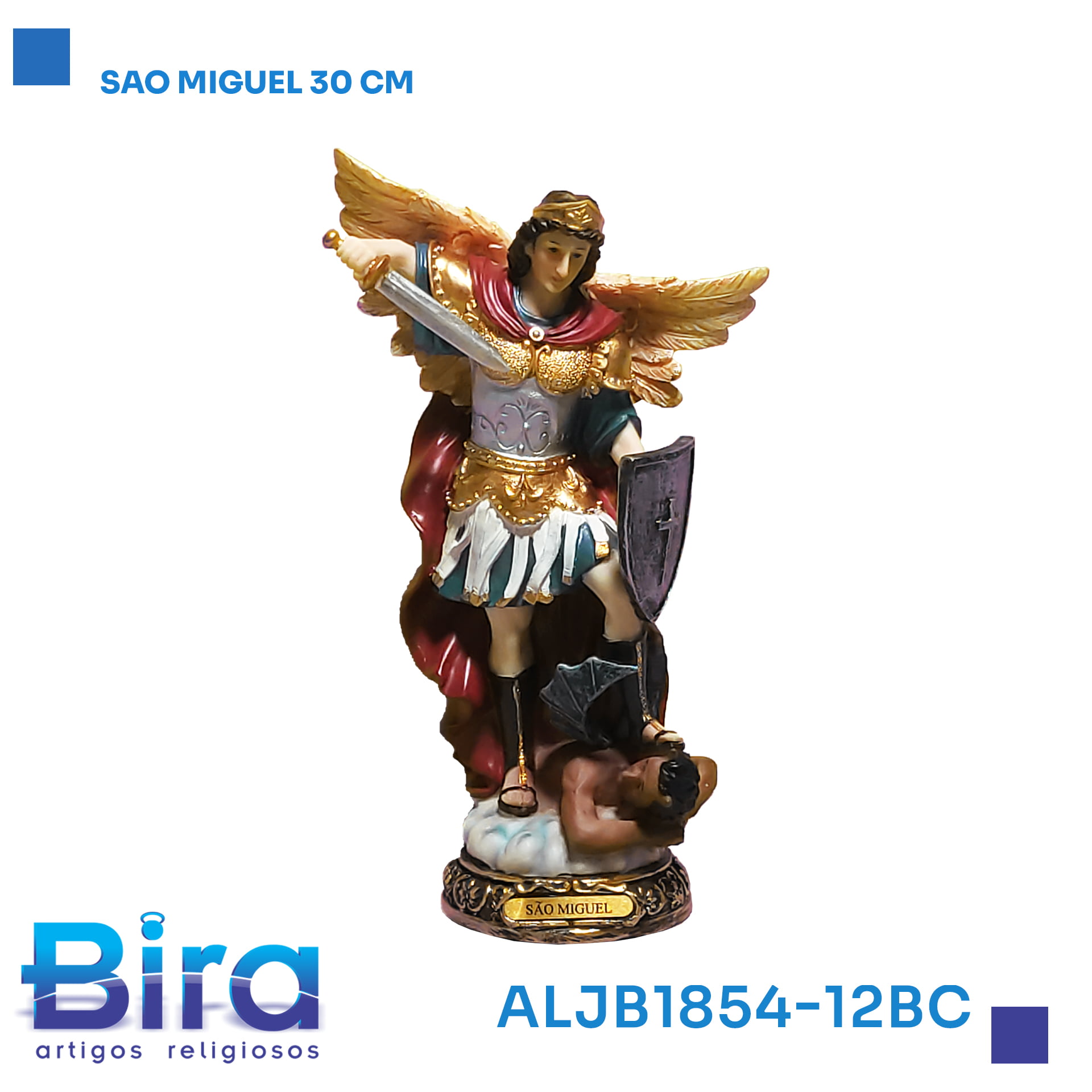 Bira Artigos Religiosos - .SAO MIGUEL 30CM. CÓD.:ALJB1854-12BC