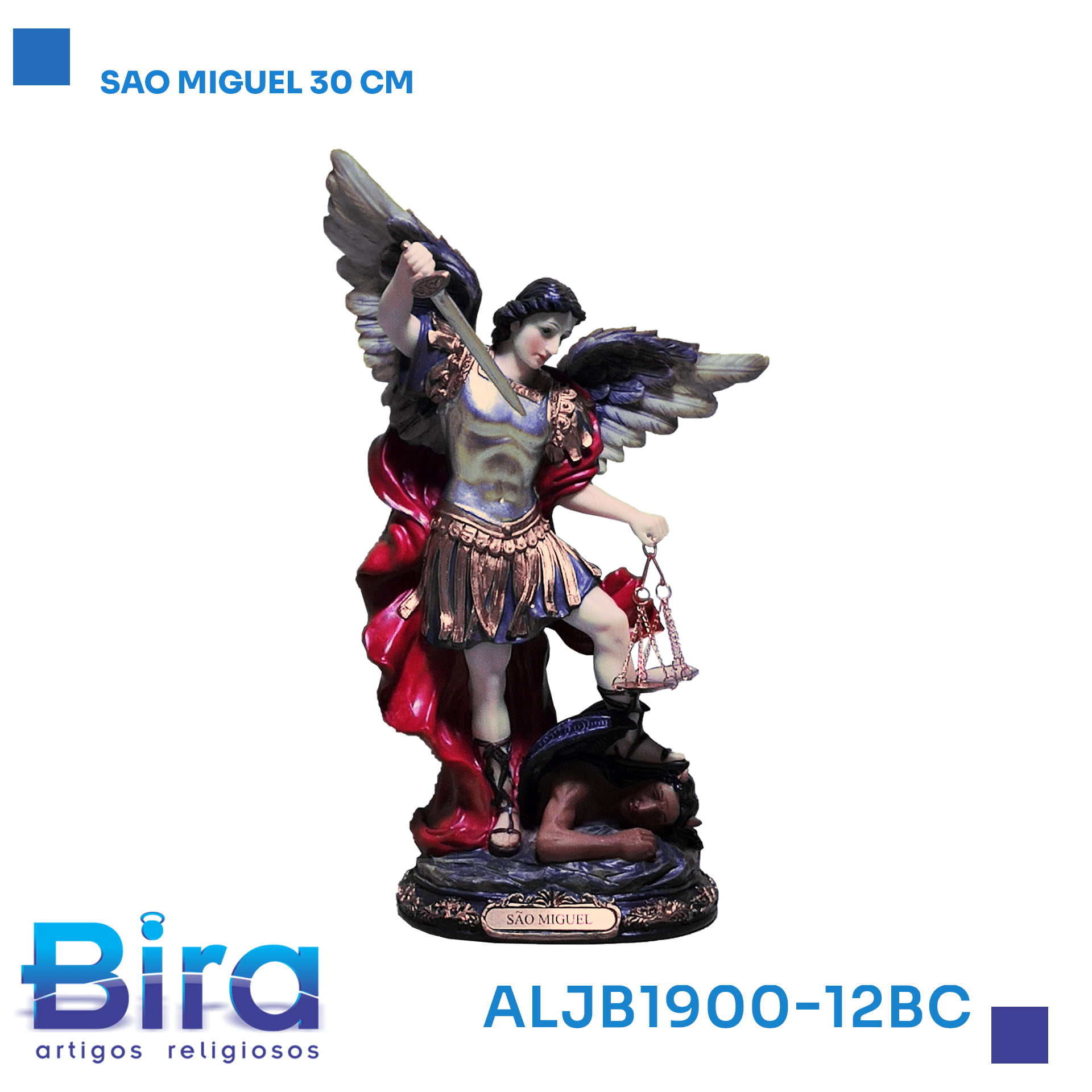 Bira Artigos Religiosos - .SAO MIGUEL 30CM  CÓD.:ALJB1900-12BC