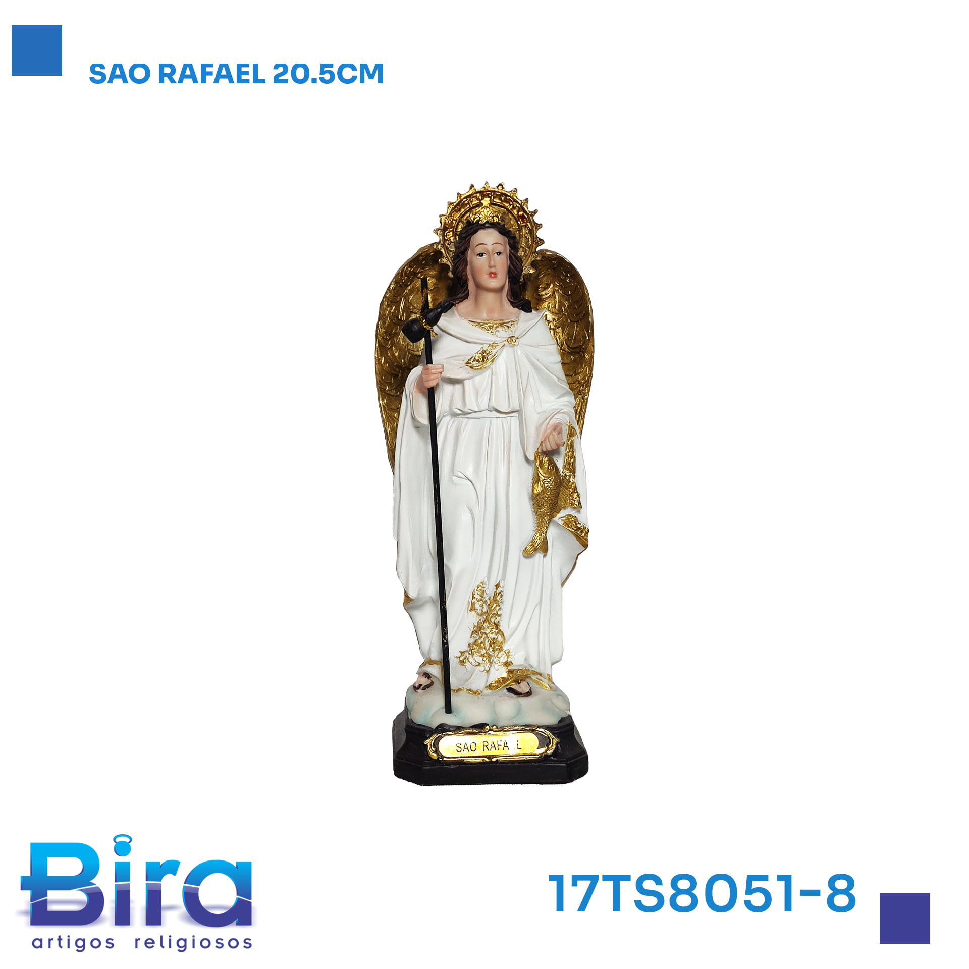 Bira Artigos Religiosos - SAO RAFAEL 20.5CM Cód.: 17TS8051-8