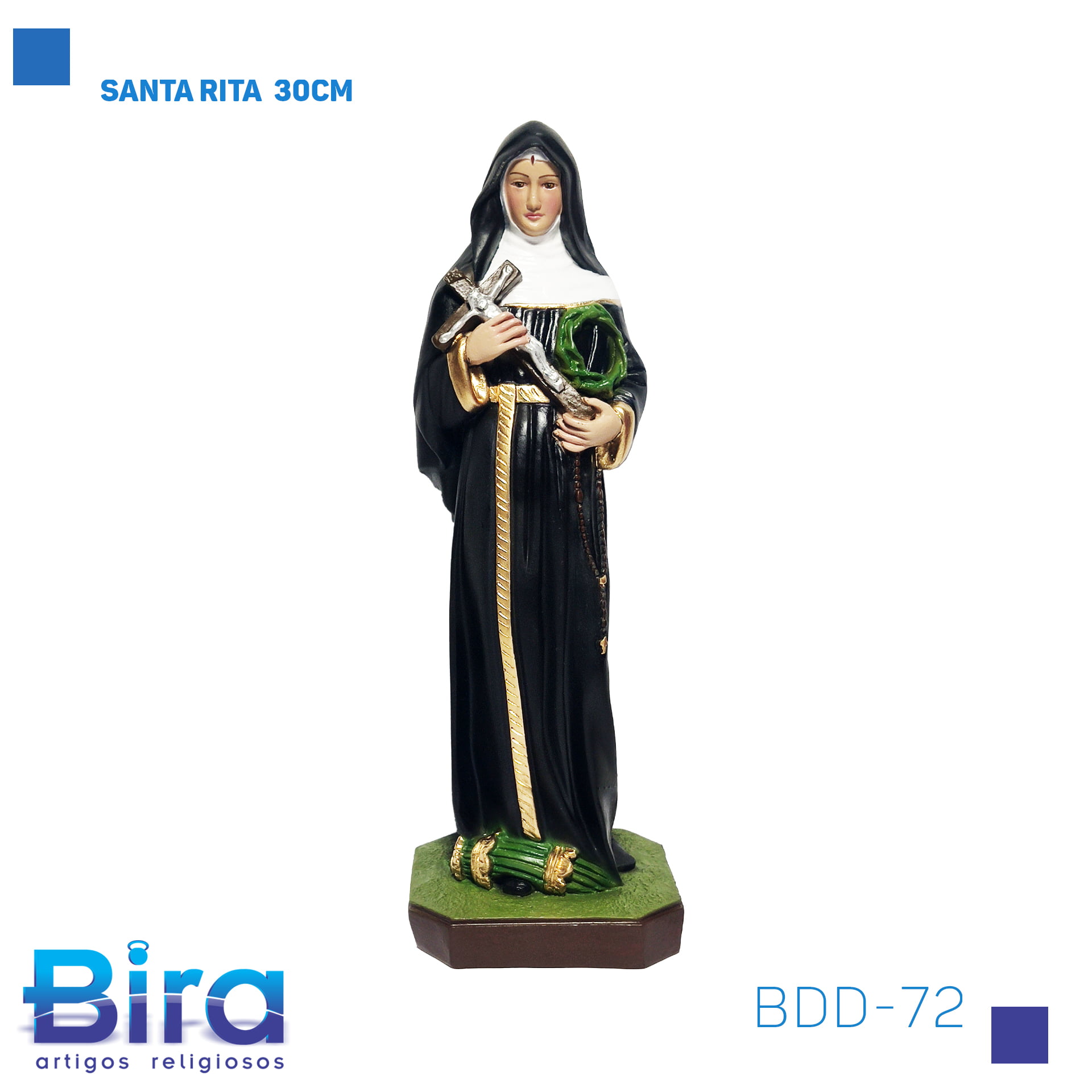 Bira Artigos Religiosos - SANTA RITA  30CM CÓD.: BDD-72