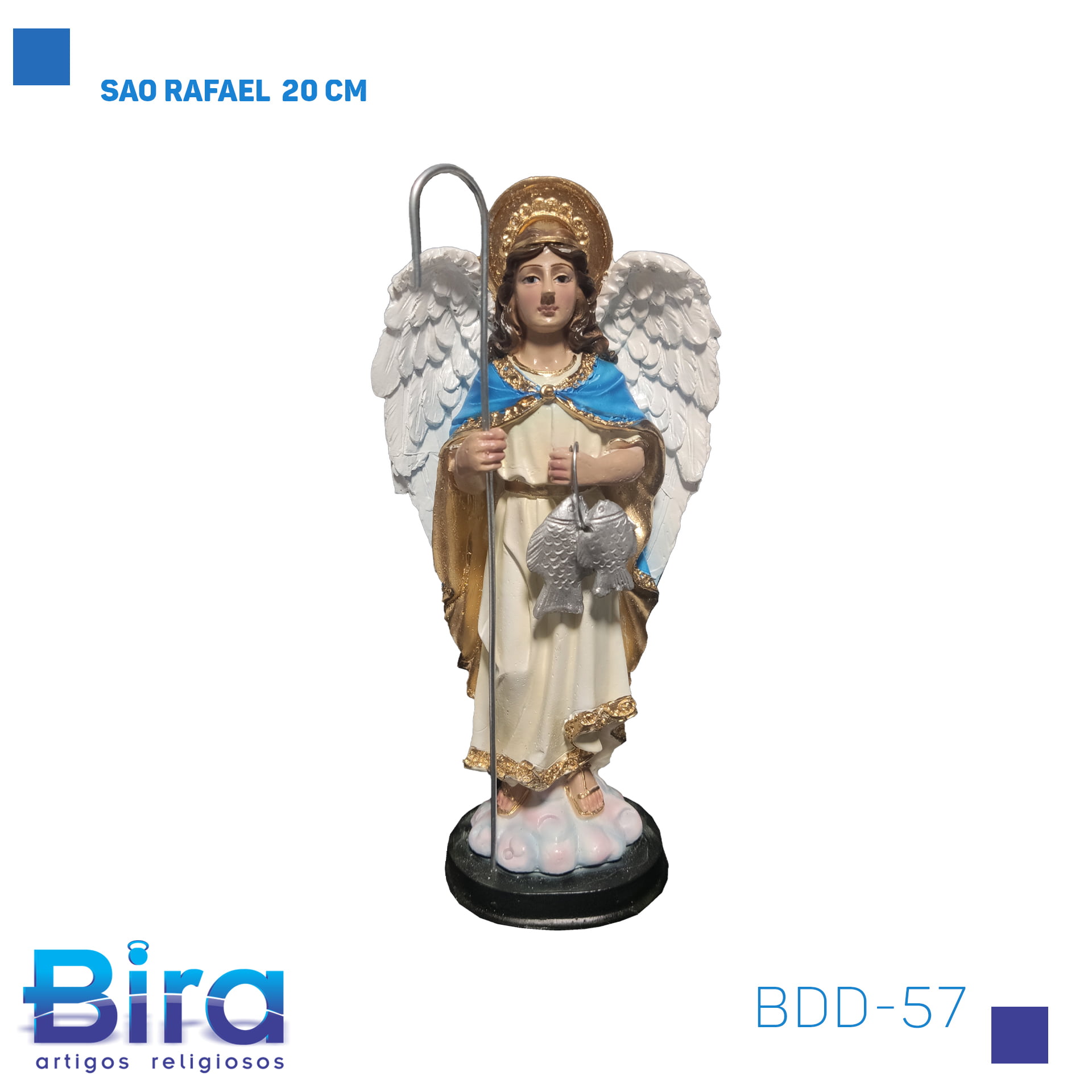 Bira Artigos Religiosos - SAO RAFAEL  20 CM COD: BDD-57
