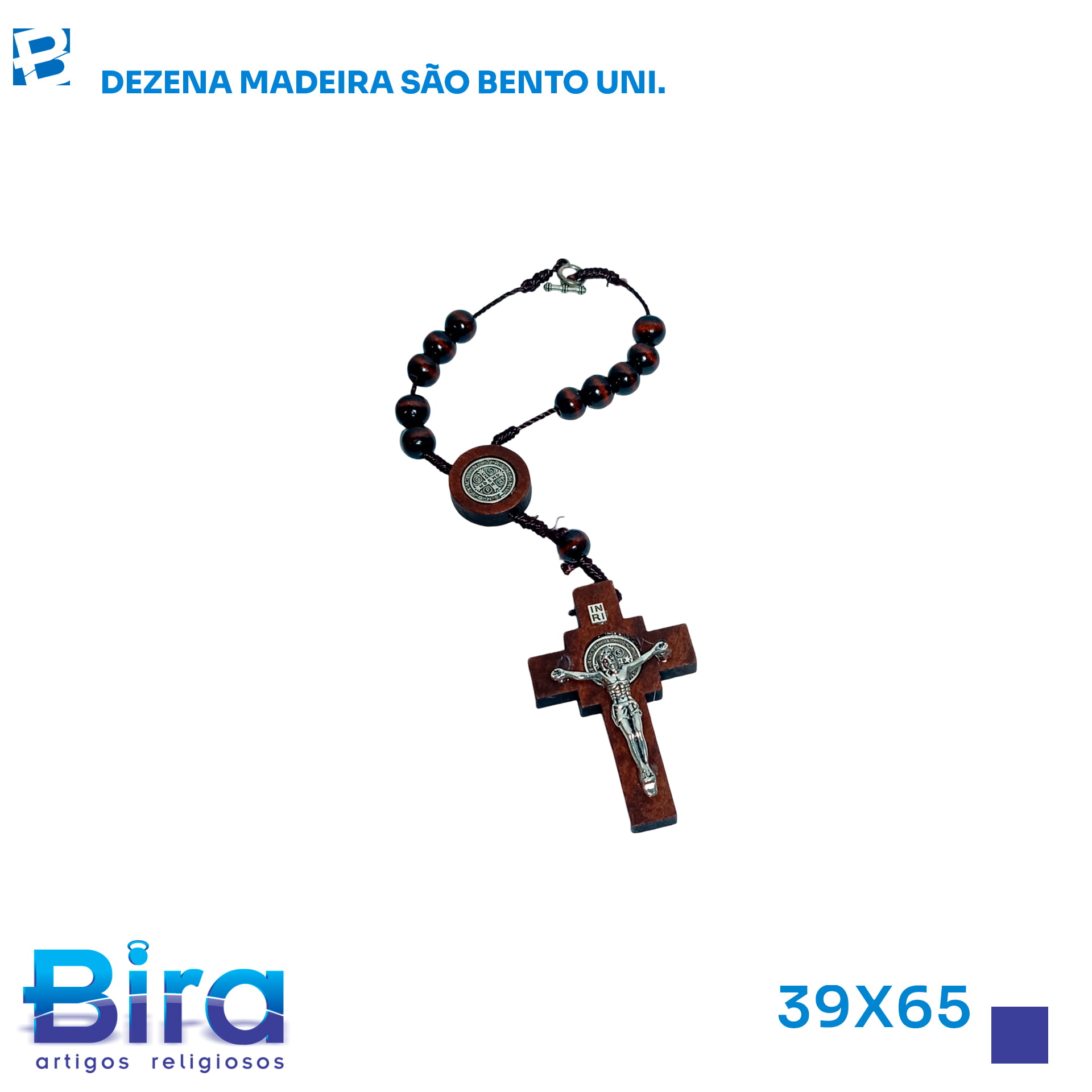 Bira Artigos Religiosos - DEZENA MADEIRA SAO BENTO UNI