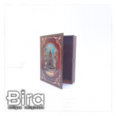 porta biblia estilo caixa madeira