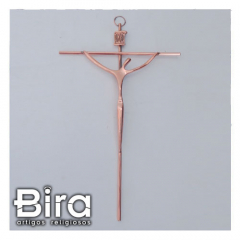 crucifixo redondo estilizado metal