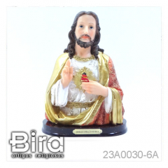 Busto Sagrado Coração de Jesus - 15cm - Cód. 23A0030-6A