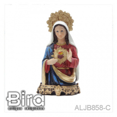 Busto Sagrado Coração de Maria - 19cm - Cód. ALJB858-C