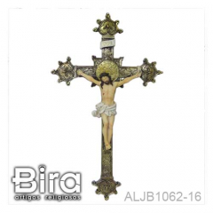 Crucifixo de Parede em Resina - 40cm - Cód. ALJB1062-16