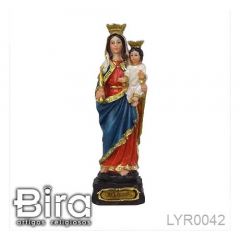 Imagem de Nossa Senhora Auxiliadora em Resina - 15cm - Cód. LYR0042