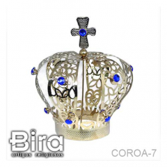 Coroa Simples Com Cruz - 13cm - Cód. COROA-7