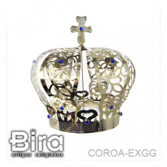 Coroa Simples Com Cruz - 20cm - Cód. COROA-EXGG