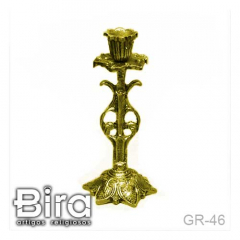 Castiçal em Bronze - 18cm - Cód. GR-46