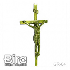 Crucifixo de Parede em Bronze - 56cm - Cód. GR-04