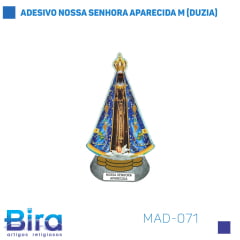 ADESIVO NOSSA SENHORA APARECIDA M (DUZIA) - Cód. MAD-071