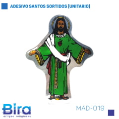 Bira Artigos Religiosos - ADESIVO SANTOS SORTIDOS (UNITARIO) - Cód. MAD-019