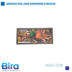 Bira Artigos Religiosos - ADESIVO SAO JOSE DORMINDO G (DUZIA) - Cód. MAD-078