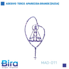 ADESIVO TERCO APARECIDA GRANDE (DUZIA) - Cód. MAD-011