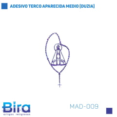 ADESIVO TERCO APARECIDA MEDIO (DUZIA) - Cód. MAD-009