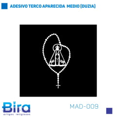 Bira Artigos Religiosos - ADESIVO TERCO APARECIDA MEDIO (DUZIA) - Cód. MAD-009