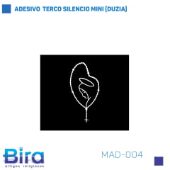 Bira Artigos Religiosos - ADESIVO  TERCO SILENCIO MINI (DUZIA) - Cód. MAD-004