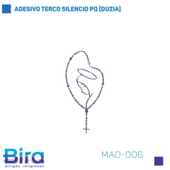 ADESIVO TERCO SILENCIO PQ (DUZIA) - Cód. MAD-006