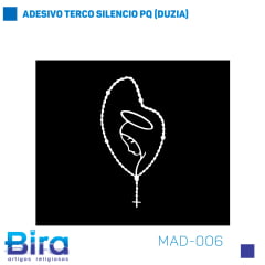 Bira Artigos Religiosos - ADESIVO TERCO SILENCIO PQ (DUZIA) - Cód. MAD-006