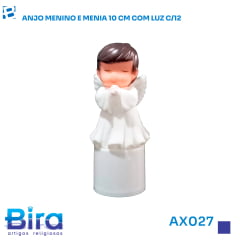 ANJO MENINO E MENINA 10CM  COM LUZ C/12  CÓD.: AX027