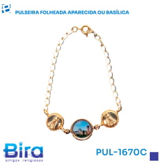 folheados pulseira folheada aparecida