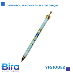 CANETA ROLLER 0.7MM AZUL N.S. DAS GRACAS - CÓD .: YF2100E2 CANETA ROLLER 0.7MM AZUL N.S. DAS GRACAS - CÓD .: YF2100E2