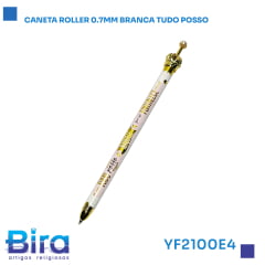 CANETA ROLLER 0.7MM BRANCA COM FRASE - CÓD .: YF2100E4 CANETA ROLLER 0.7MM BRANCA COM FRASE - CÓD .: YF2100E4
