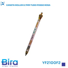 CANETA ROLLER 0.7MM TUDO POSSO ROSA - CÓD .: YF2100F2 CANETA ROLLER 0.7MM TUDO POSSO ROSA - CÓD .: YF2100F2