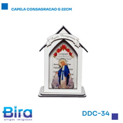 Bira Artigos Religiosos - CAPELA CONSAGRACAO G 22CM CÓD.: DDC-34