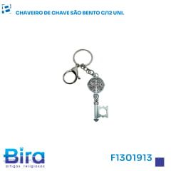 CHAVEIRO CHAVE SÃO BENTO C/ 12 UNI CHAVEIRO CHAVE SÃO BENTO C/ 12 UNI