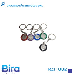 CHAVEIRO SAO BENTO COM 12 UNIDADES CHAVEIRO SAO BENTO COM 12 UNIDADES