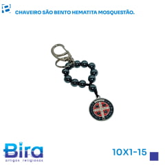 CHAVEIRO SAO BENTO HEMATITA MOSQUESTAO CHAVEIRO SAO BENTO HEMATITA MOSQUESTAO