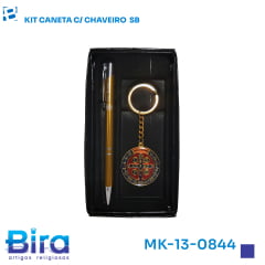 Kit Caneta e Chaveiro São Bento - Cód. MK-13-0844